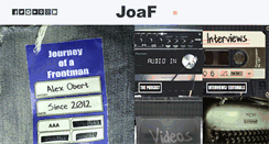 Desktop Screenshot of journeyofafrontman.com